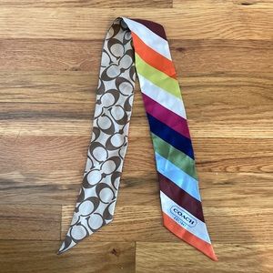Coach vintage twilly scarf tie